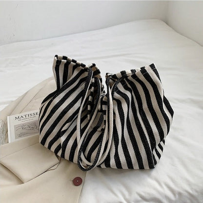 Pruhovaná plážová taška