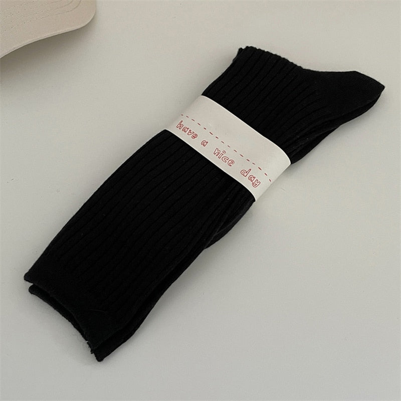 Dámské dlouhé pruhované ponožky