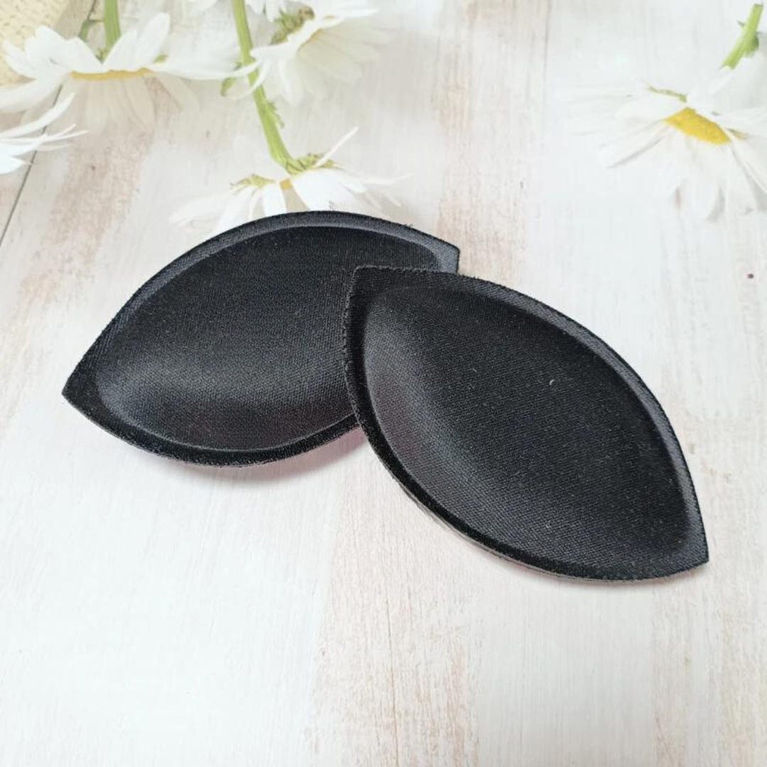 Klasické kapkovité látkové vložky do podprsenky