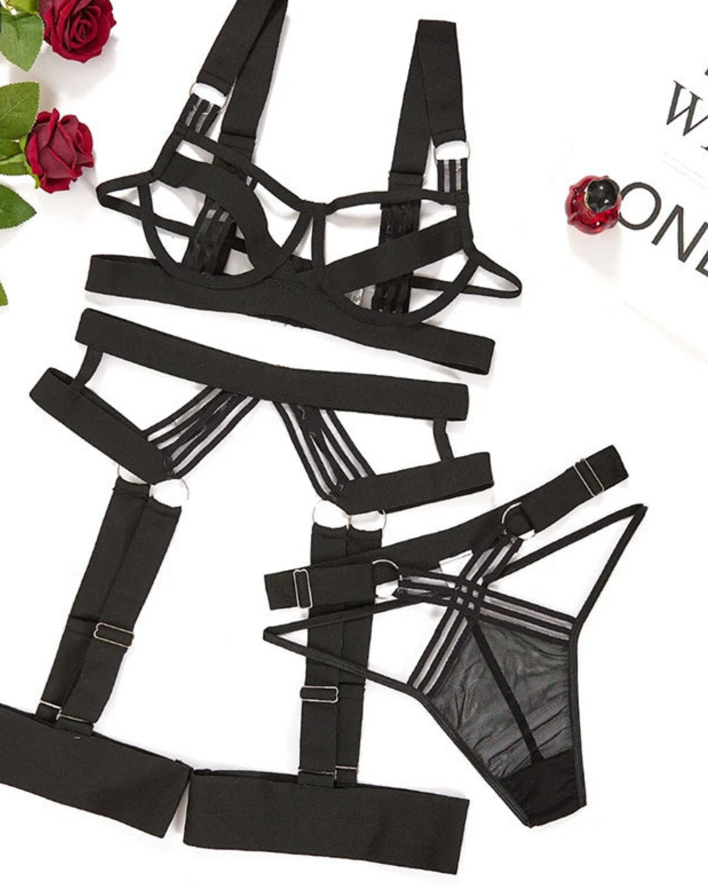 Smyslná sada spodního prádla s vysokým pasem