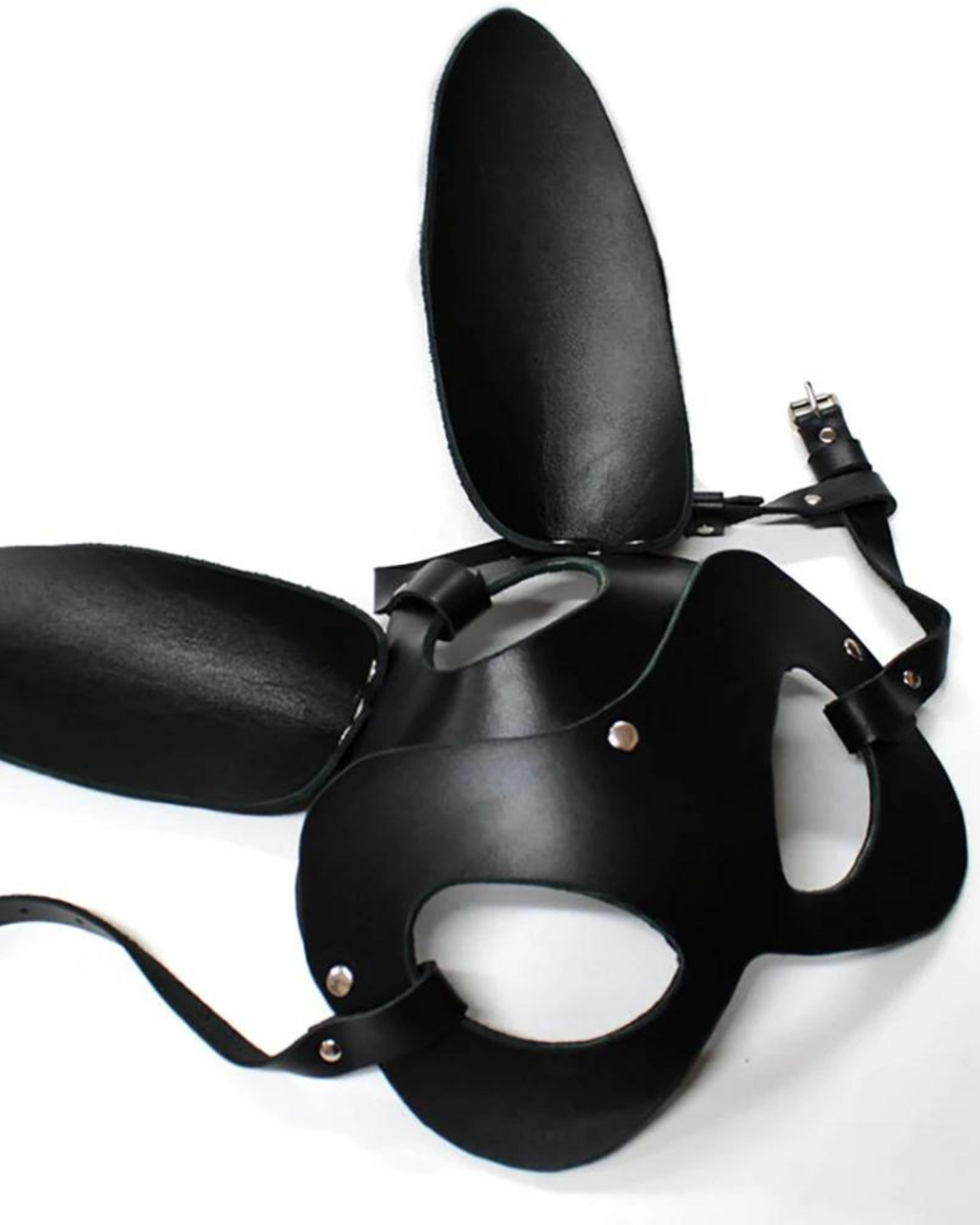 Maska s králičími ušima a nastavitelnými popruhy