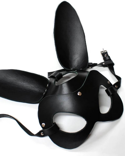 Maska s králičími ušima a nastavitelnými popruhy