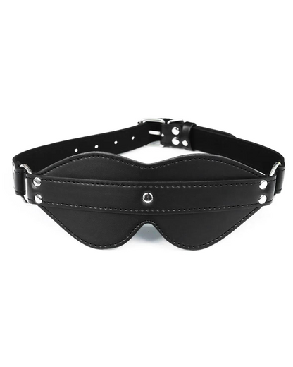 Maska s nastavitelnými popruhy a kovovými sponami