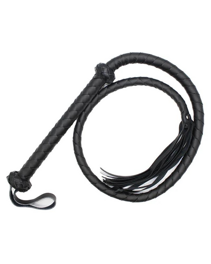 Bič s třásněmi a ergonomickou rukojetí