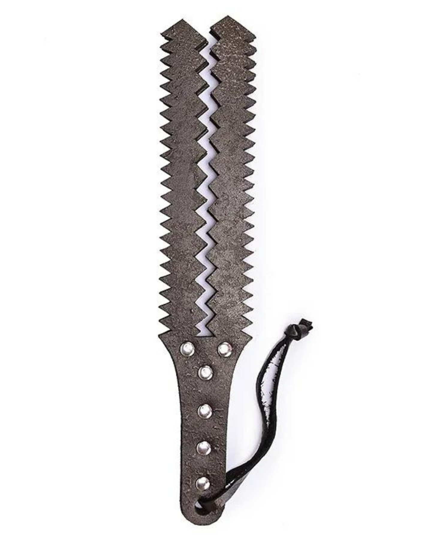 Bič s vroubkovanými popruhy