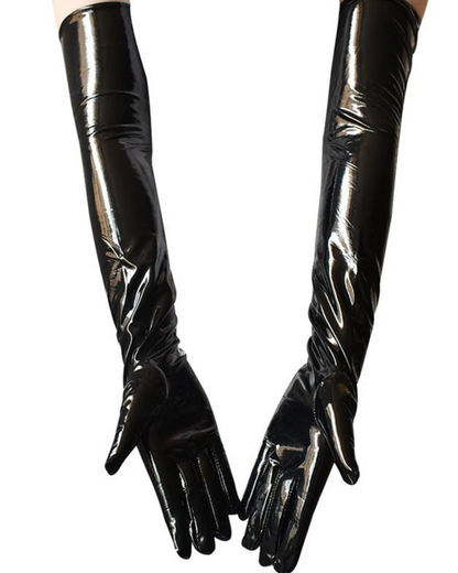 Dlouhé dámské rukavice po paži