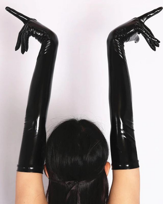 Dlouhé dámské rukavice po paži