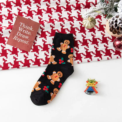 Ponožky s vánoční tématikou