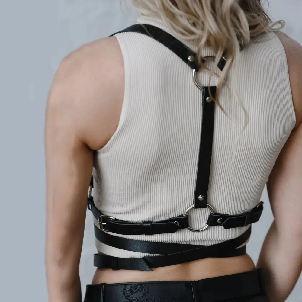 Kožený hrudní postroj