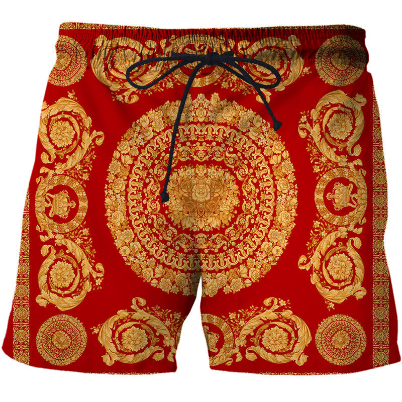 Pánské potištěné plavecké kraťasy