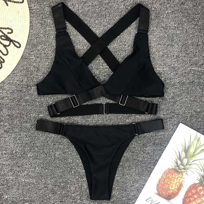 Dvoudílné bikiny s nastavitelnými ramínky