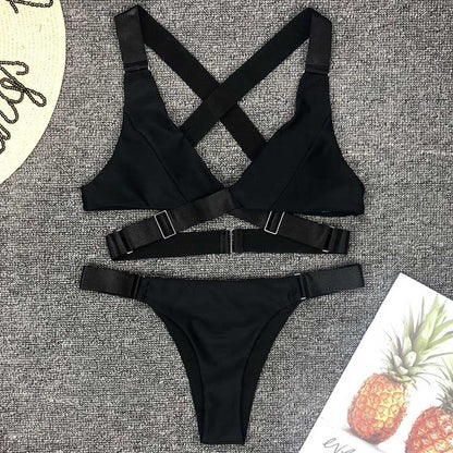 Dvoudílné bikiny s nastavitelnými ramínky