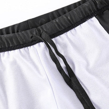 Elegantní pánské boxerky tmavé barvy se vzorem