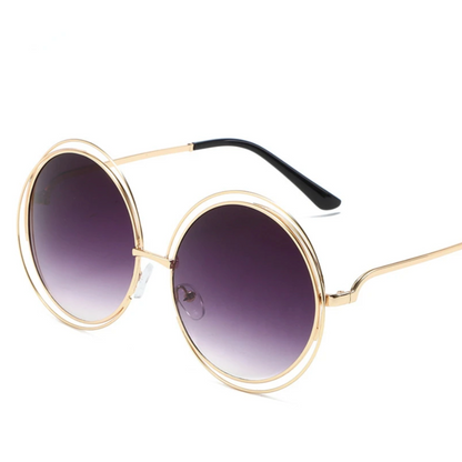 Velké kulaté sluneční brýle