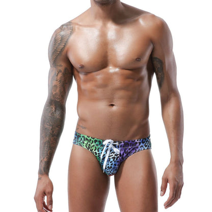 Barevné pánské plavky s úvazy