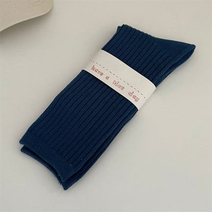 Dámské dlouhé pruhované ponožky