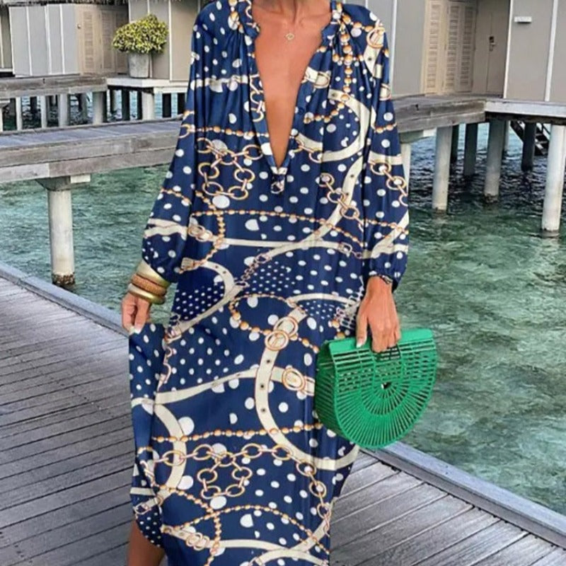 Barevný přehoz na dlouhou pláž