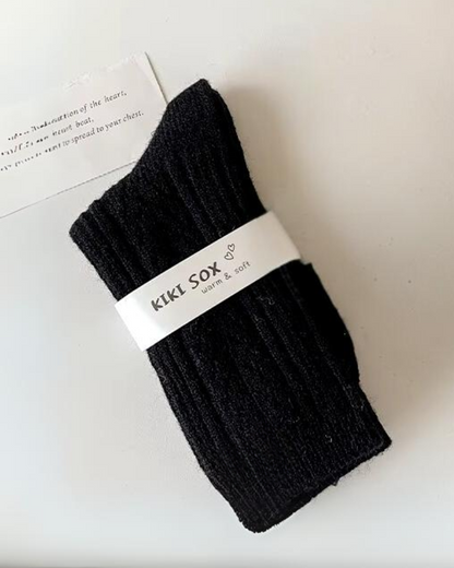 Dlouhé teplé ponožky se vzorem