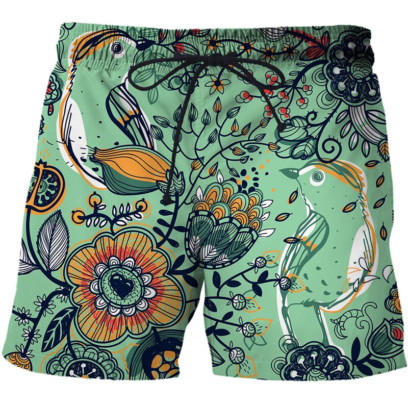 Pánské plavecké kraťasy s různými vzory