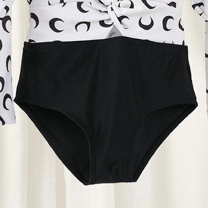 Jednodílné plavky s dlouhým rukávem pro dívky