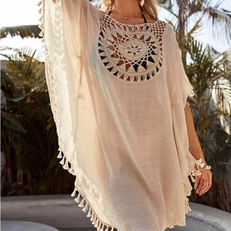 Klasický boho plážový přehoz