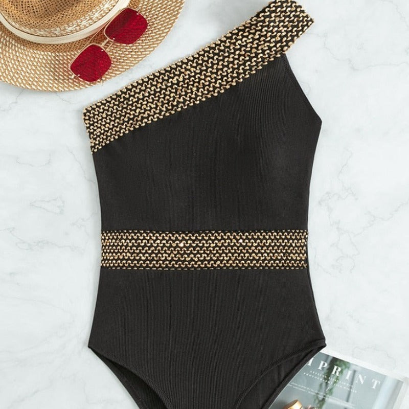 Klasické jednodílné asymetrické plavky