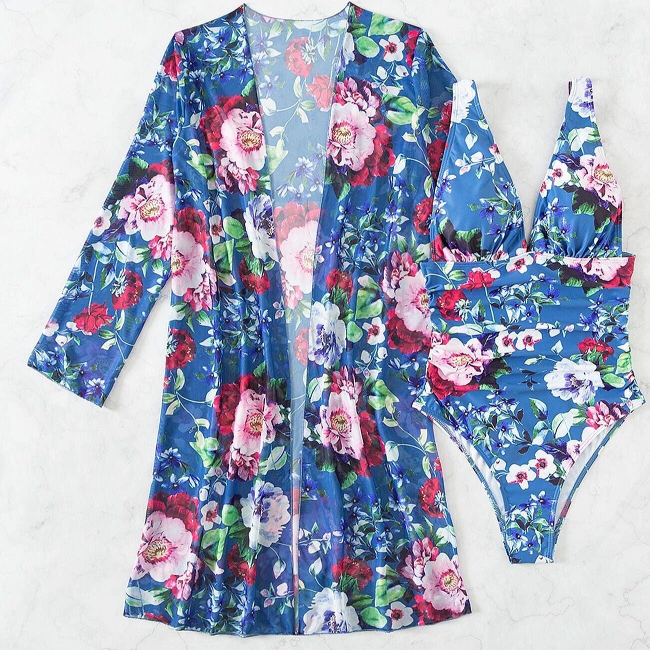 Klasické jednodílné plavky s přehozem