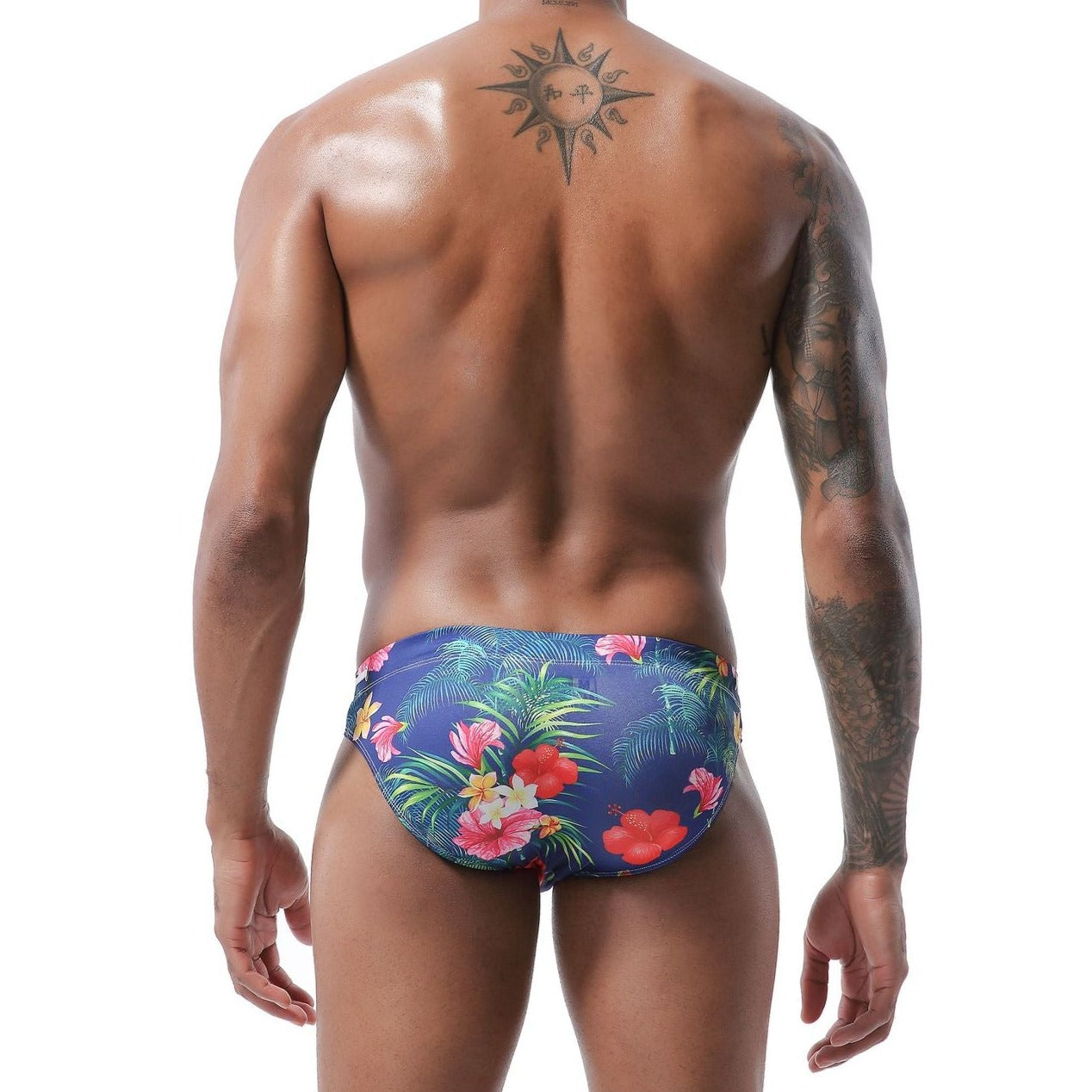 Barevné pánské plavky s úvazy