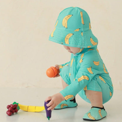 Plavky s čepicí pro dívky