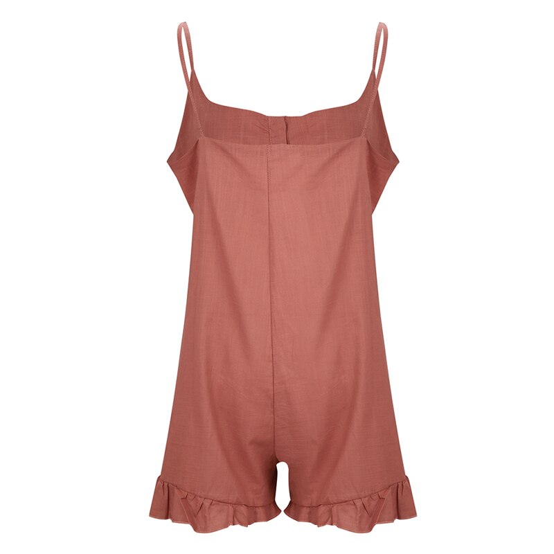 Overal na knoflíky s volánky