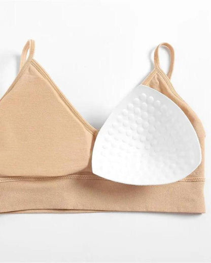 Pohodlná sada spodního prádla z žebrovaného materiálu