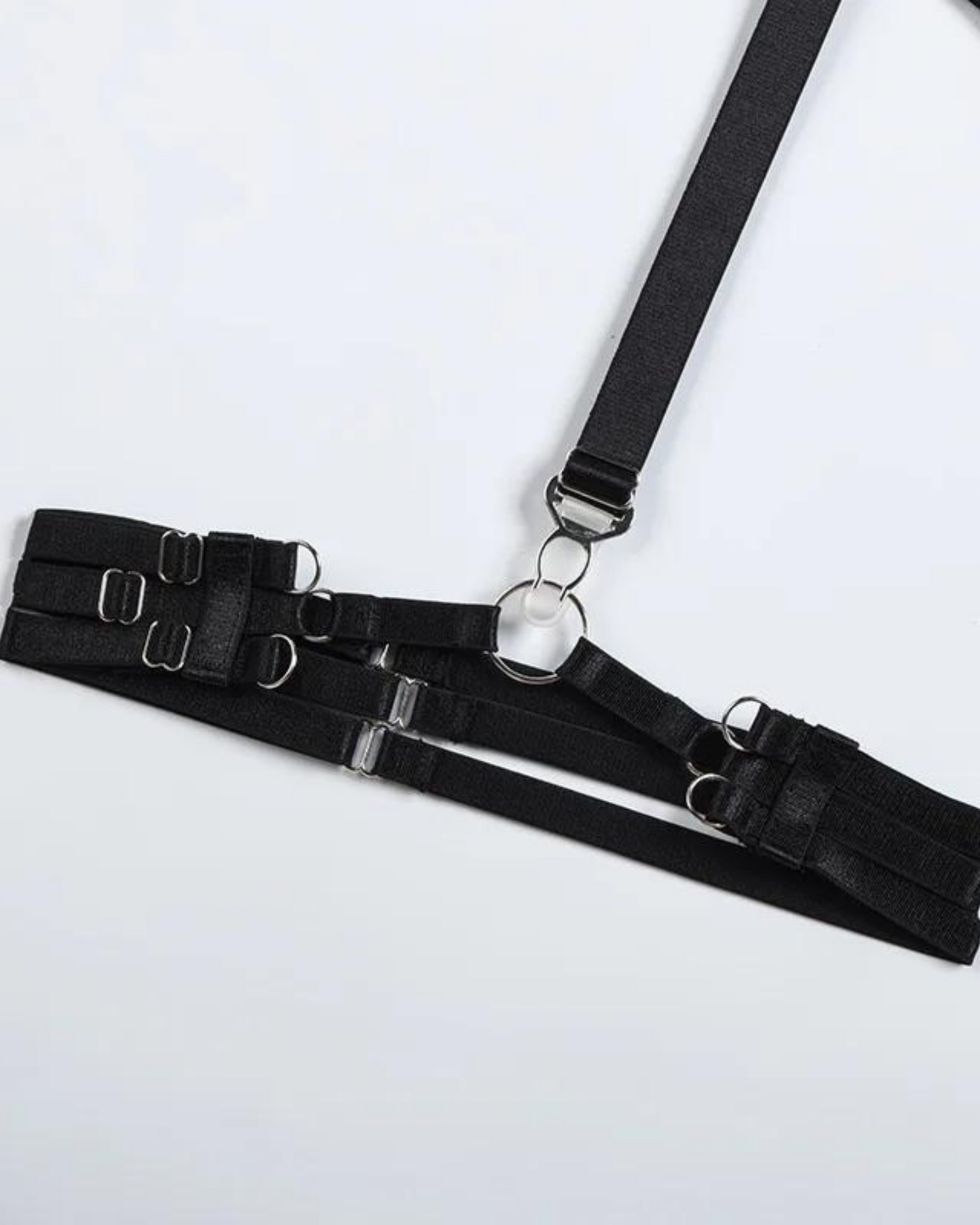 Souprava spodního prádla s podprsenkou ze síťoviny a kalhotkami s vysokým pasem