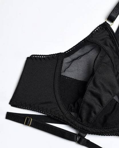 Smyslná sada spodního prádla s nastavitelnými ramínky