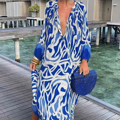 Barevný přehoz na dlouhou pláž