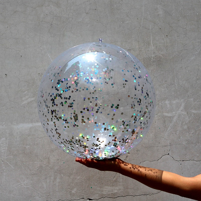 Třpytivý plážový míč