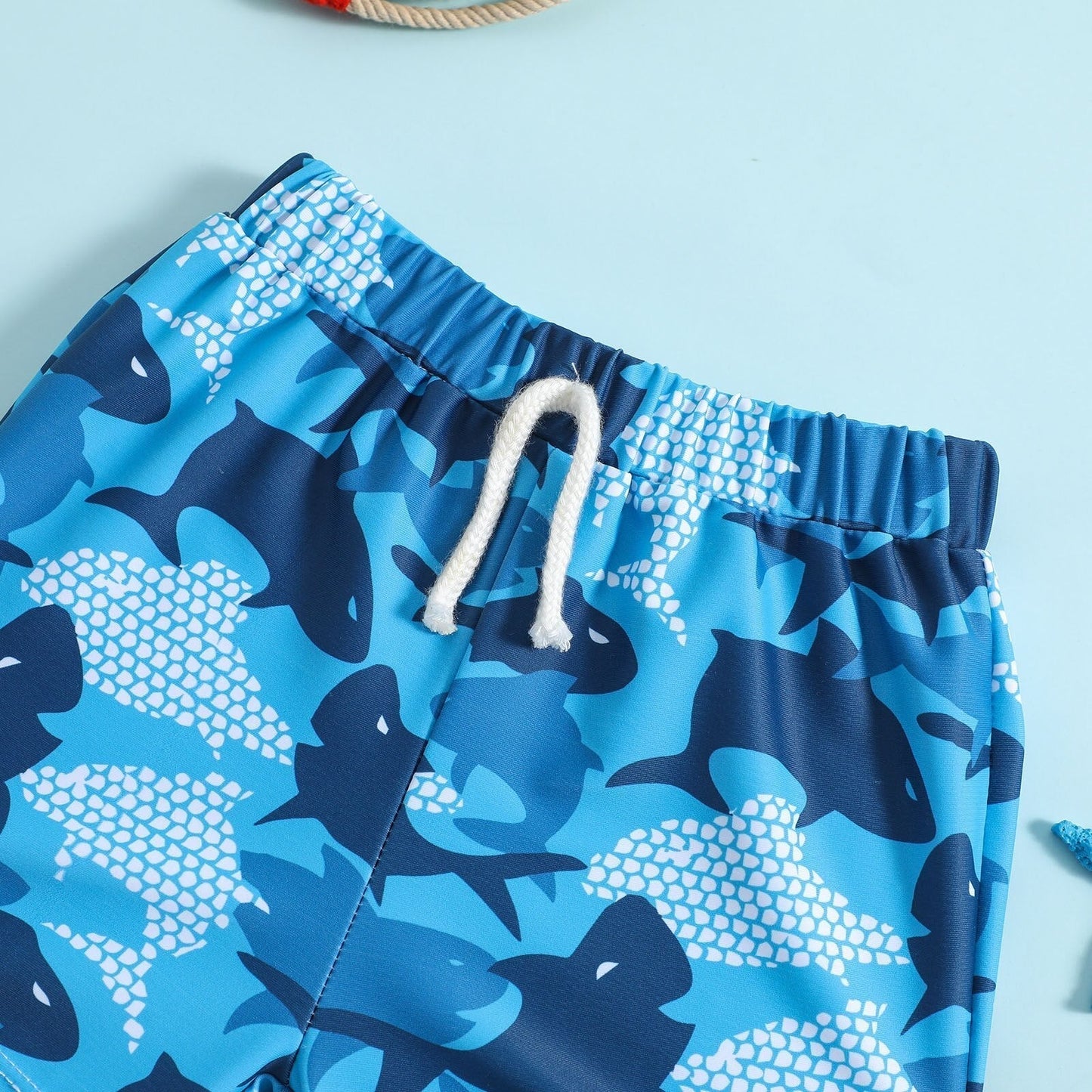 Chlapecké plavky s motivem modrého žraloka