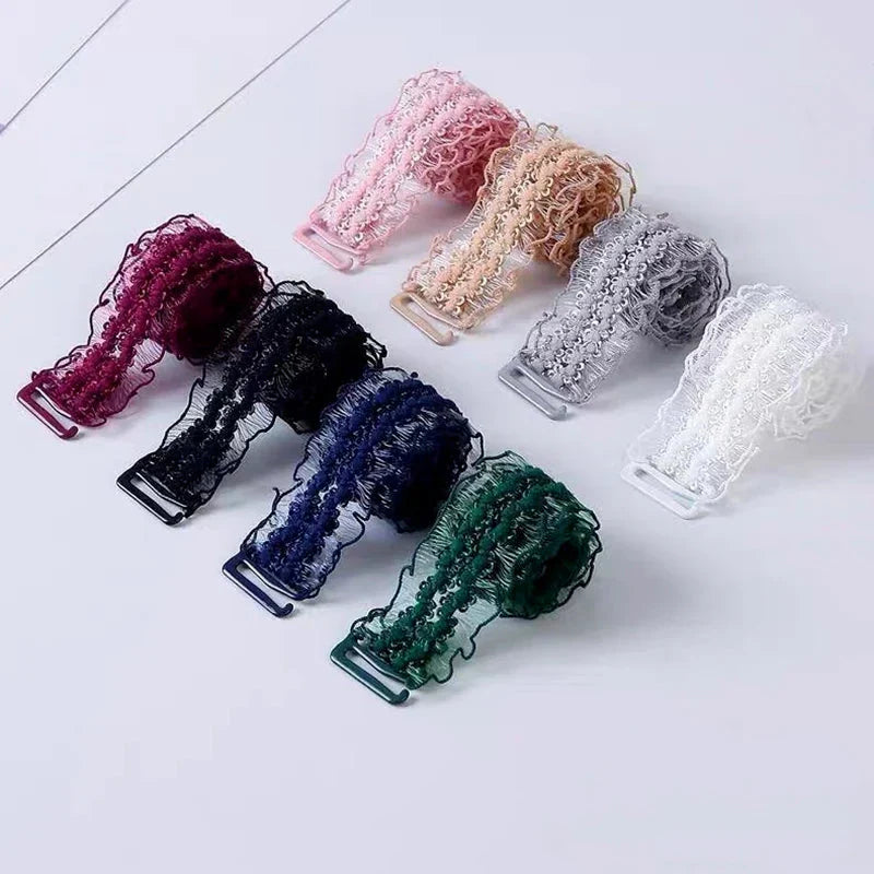 Dekorativní barevná ramínka podprsenky