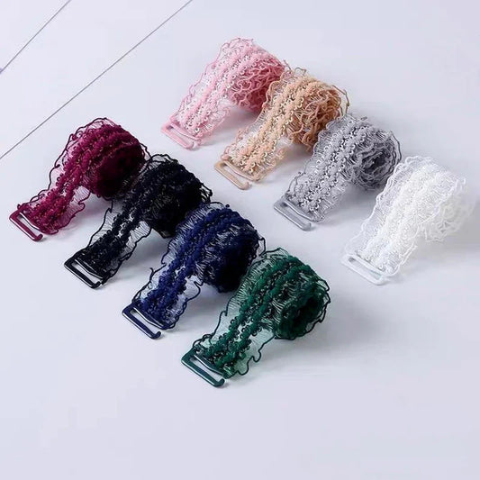 Dekorativní barevná ramínka podprsenky