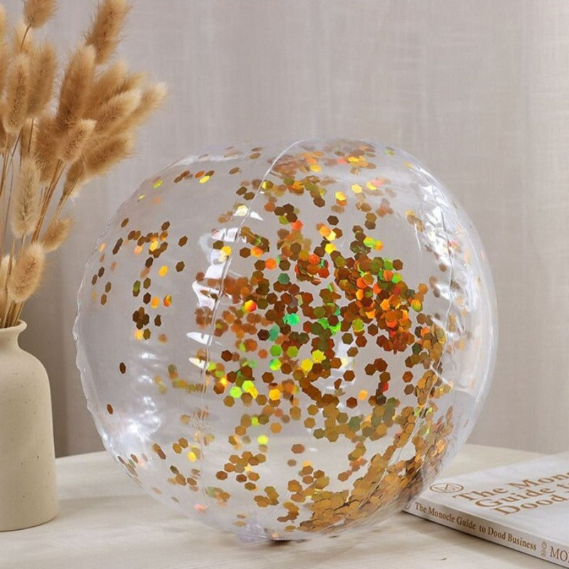 Třpytivý plážový míč