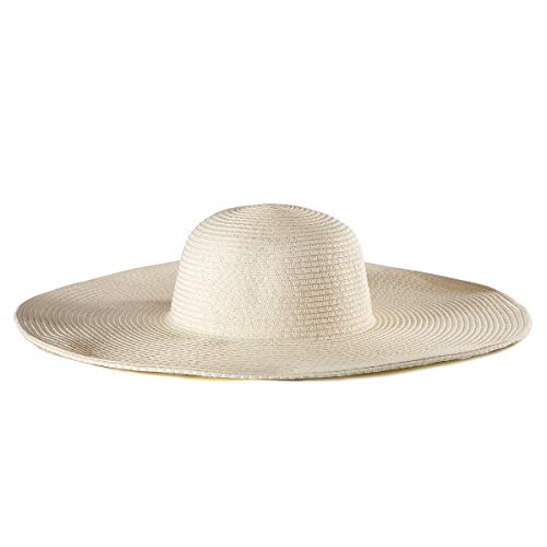 Tkaný klobouk se širokou krempou