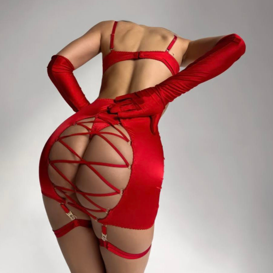 Sada spodního prádla s krajkovými akcenty