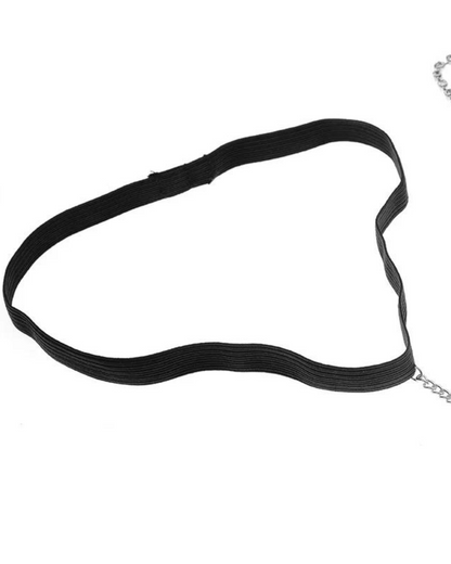 Řetízek na stehno s krystaly