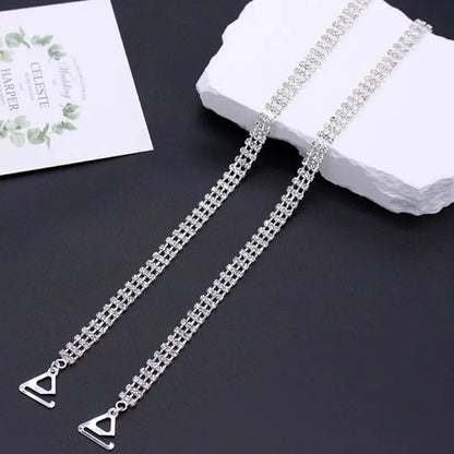 Ozdobná ramínka podprsenky se zirkony