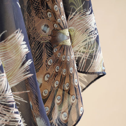 Plážový přehoz s peřím