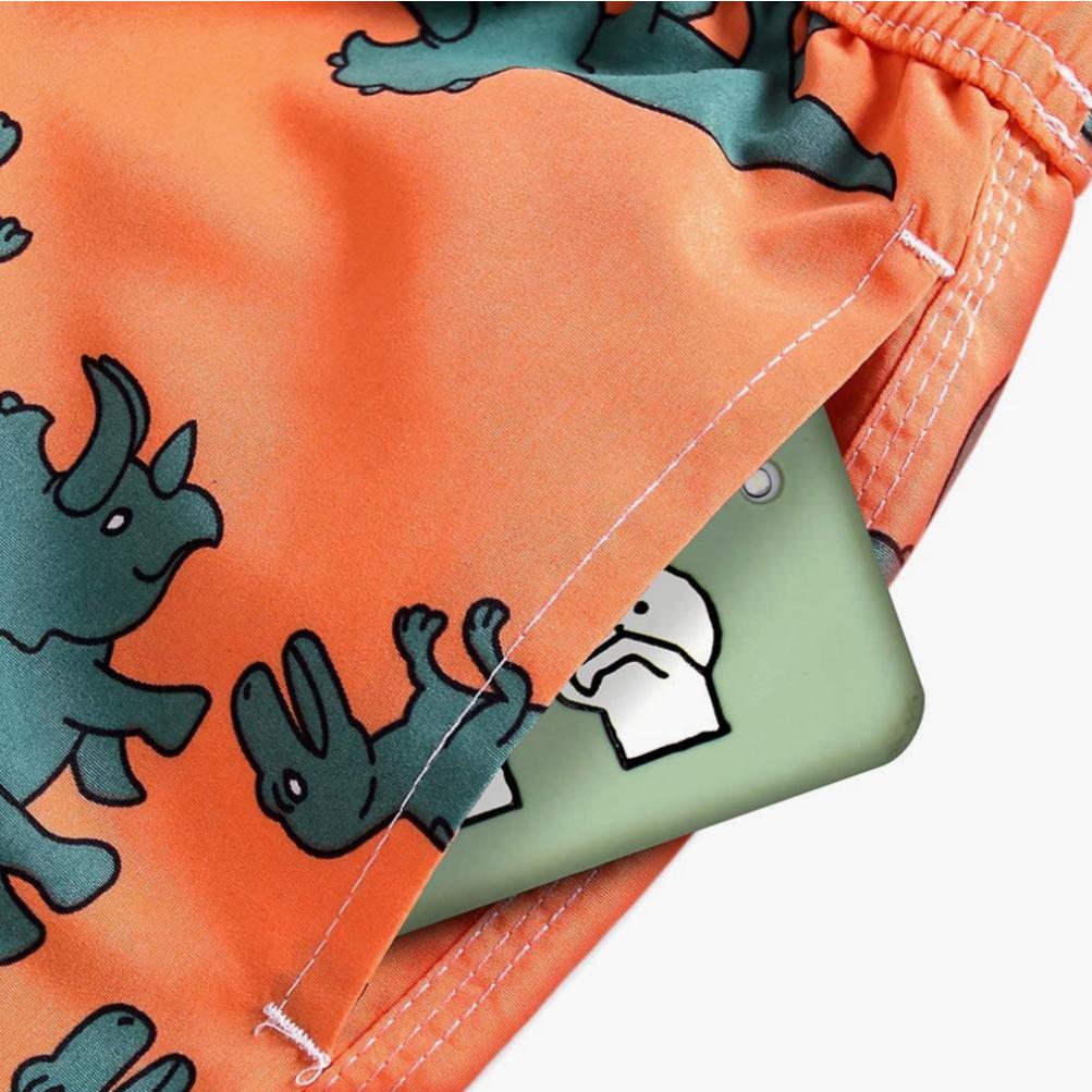 Chlapecké plavecké kraťasy s dinosaury