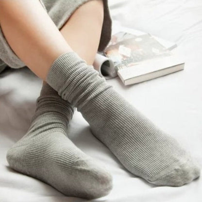 Dámské vysoké pruhované ponožky