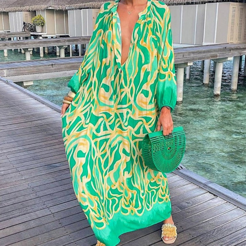 Barevný přehoz na dlouhou pláž