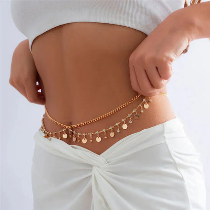 Šperky do pasu s flitry a zirkony