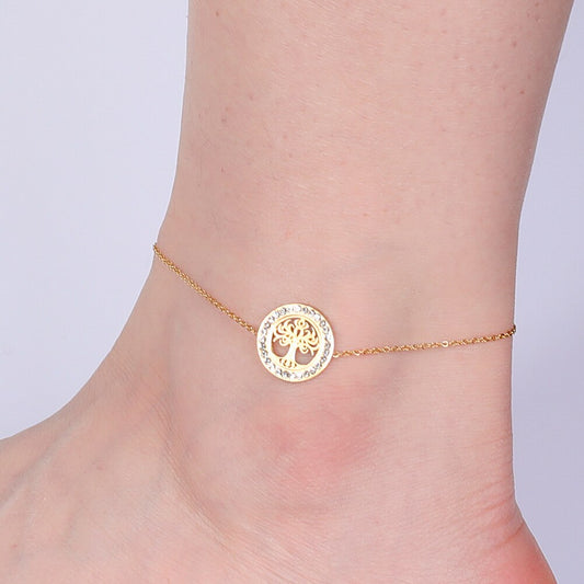 Náramek na kotník s přívěskem