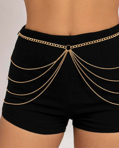 Zlatý řetízek na boky